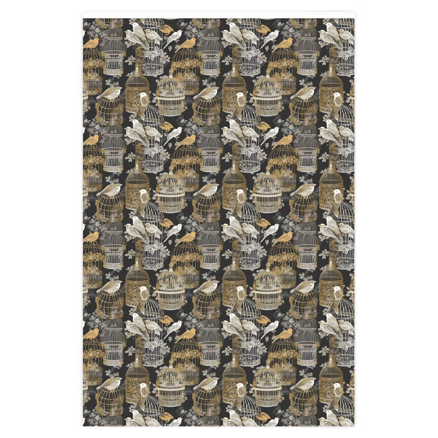 Birds & Cages Wrapping Paper