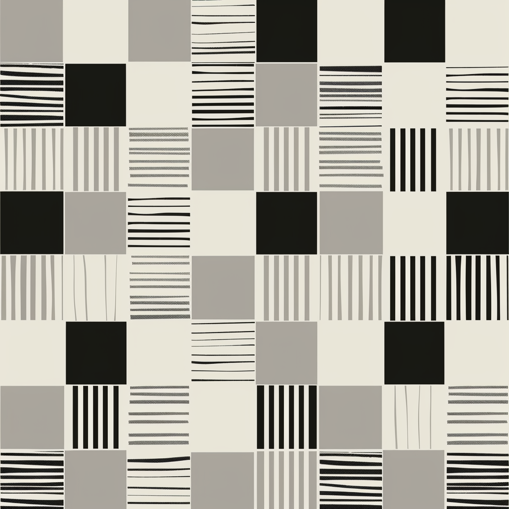 Geometric seamless wrapping paper pattern