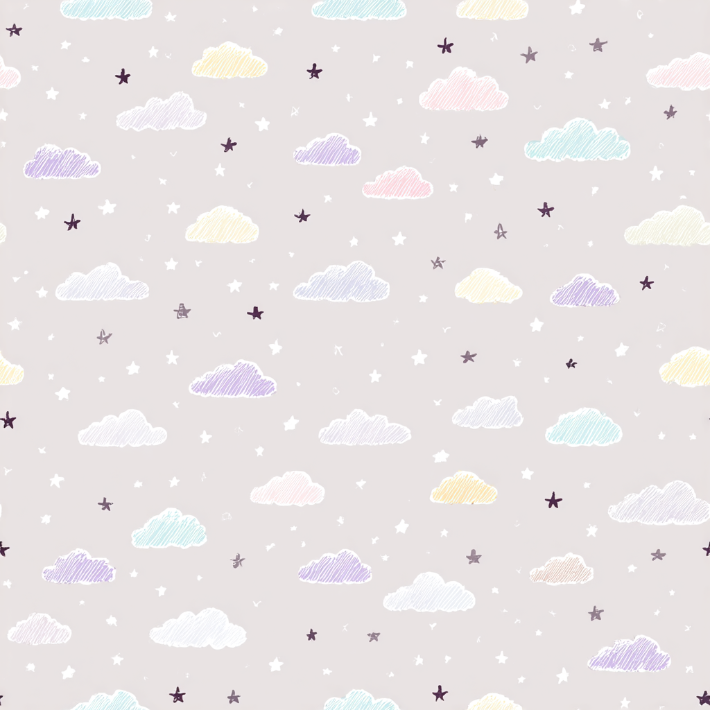 Sky seamless wrapping paper pattern