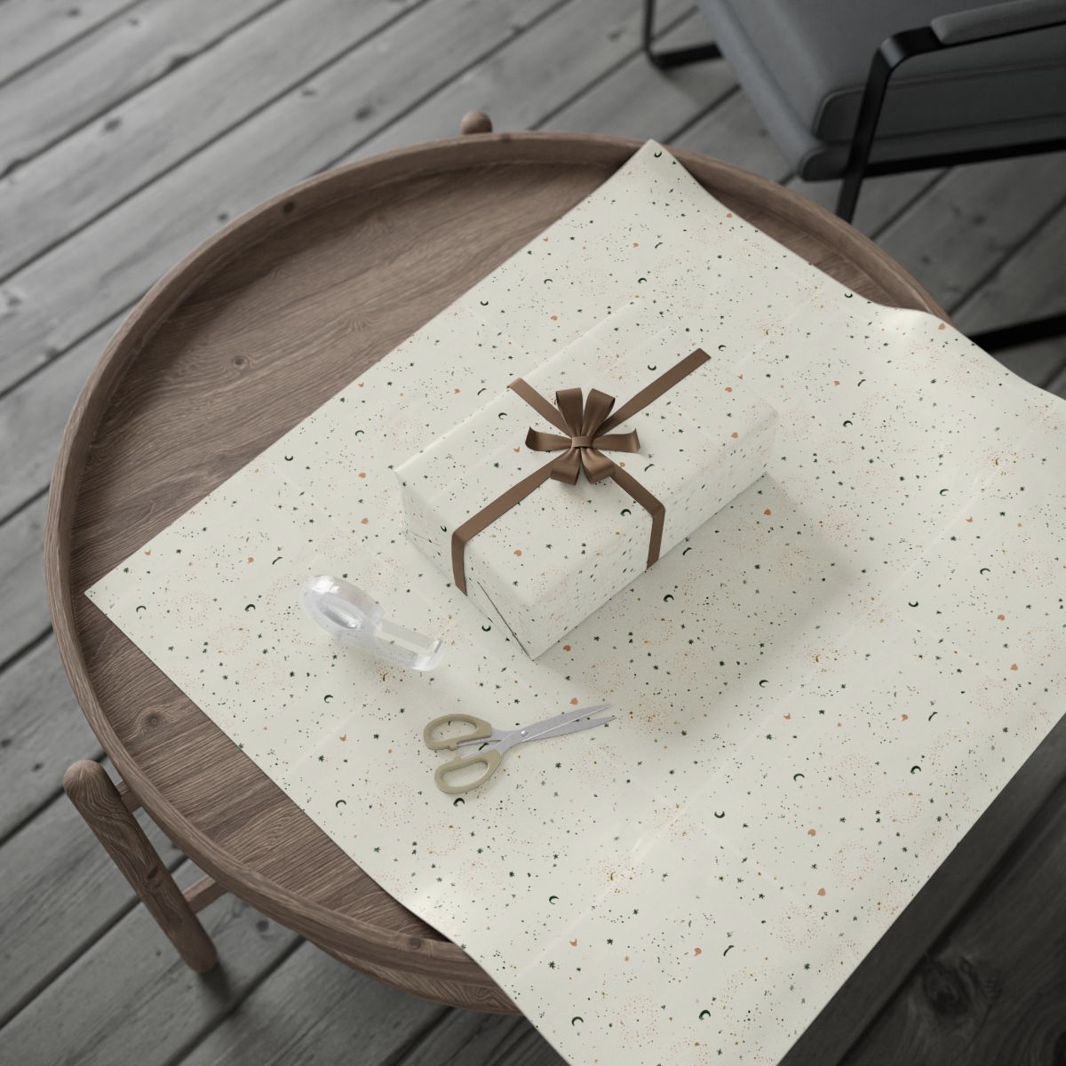 Constellation Map Wrapping Paper | Star Map & Celestial Pattern | All-Season Gift Wrap