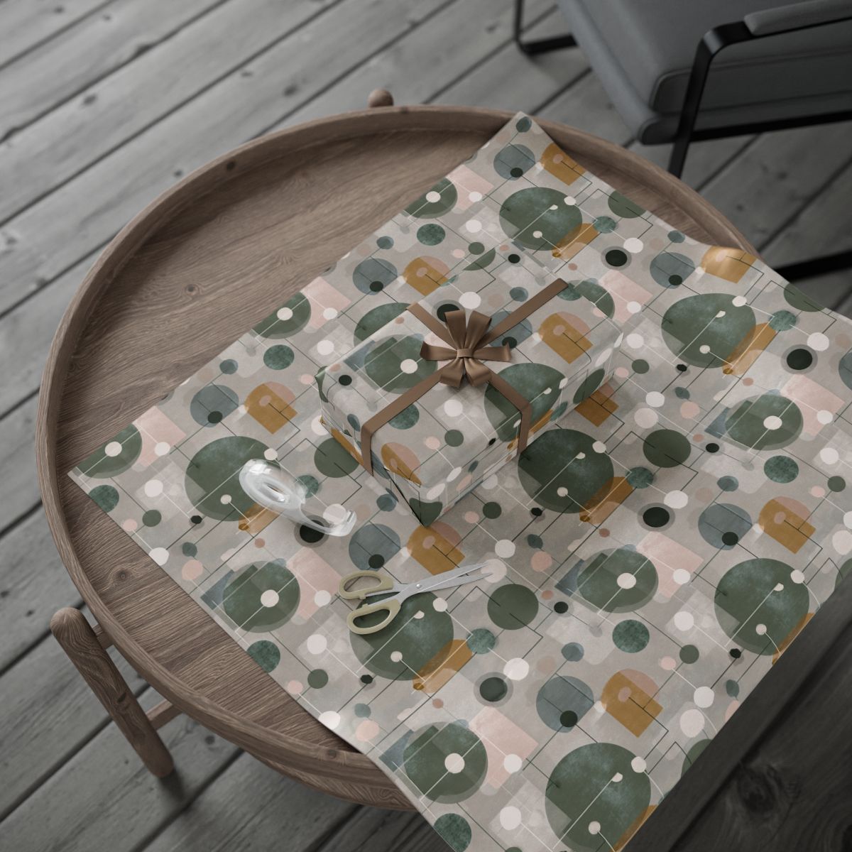 Flowchart Pattern Wrapping Paper — Process No. 003