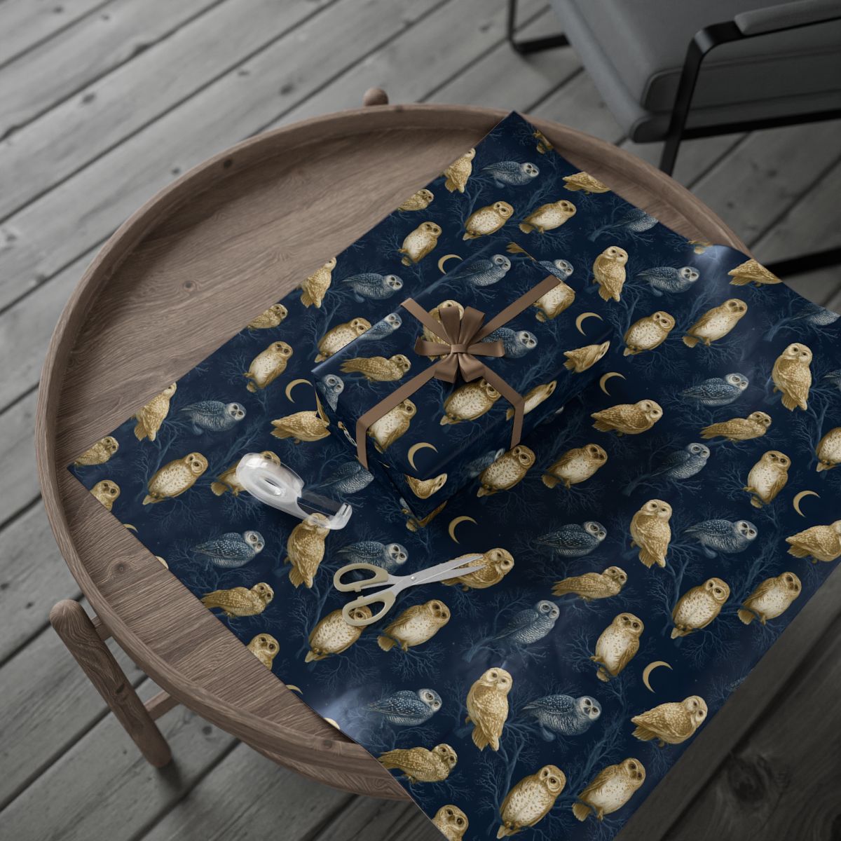 Night Owls Wrapping Paper