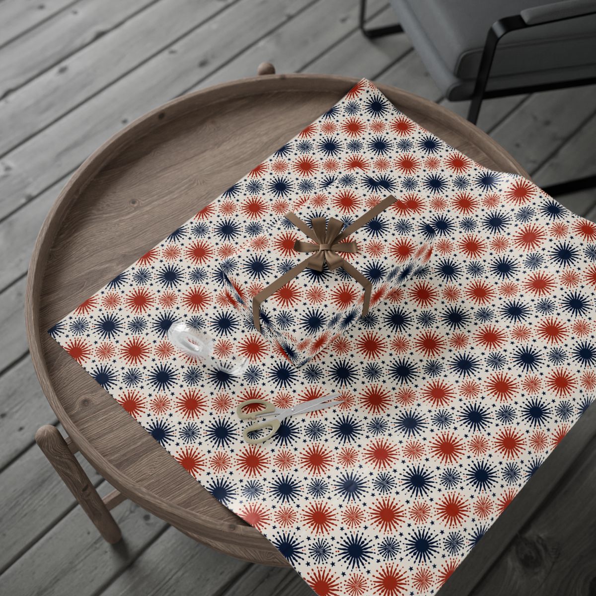Starburst Fourth Wrapping Paper No. 4
