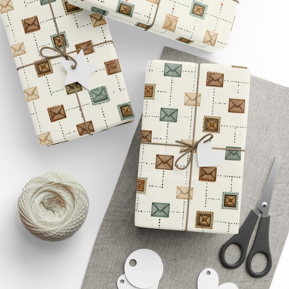 Vintage Postal System Wrapping Paper