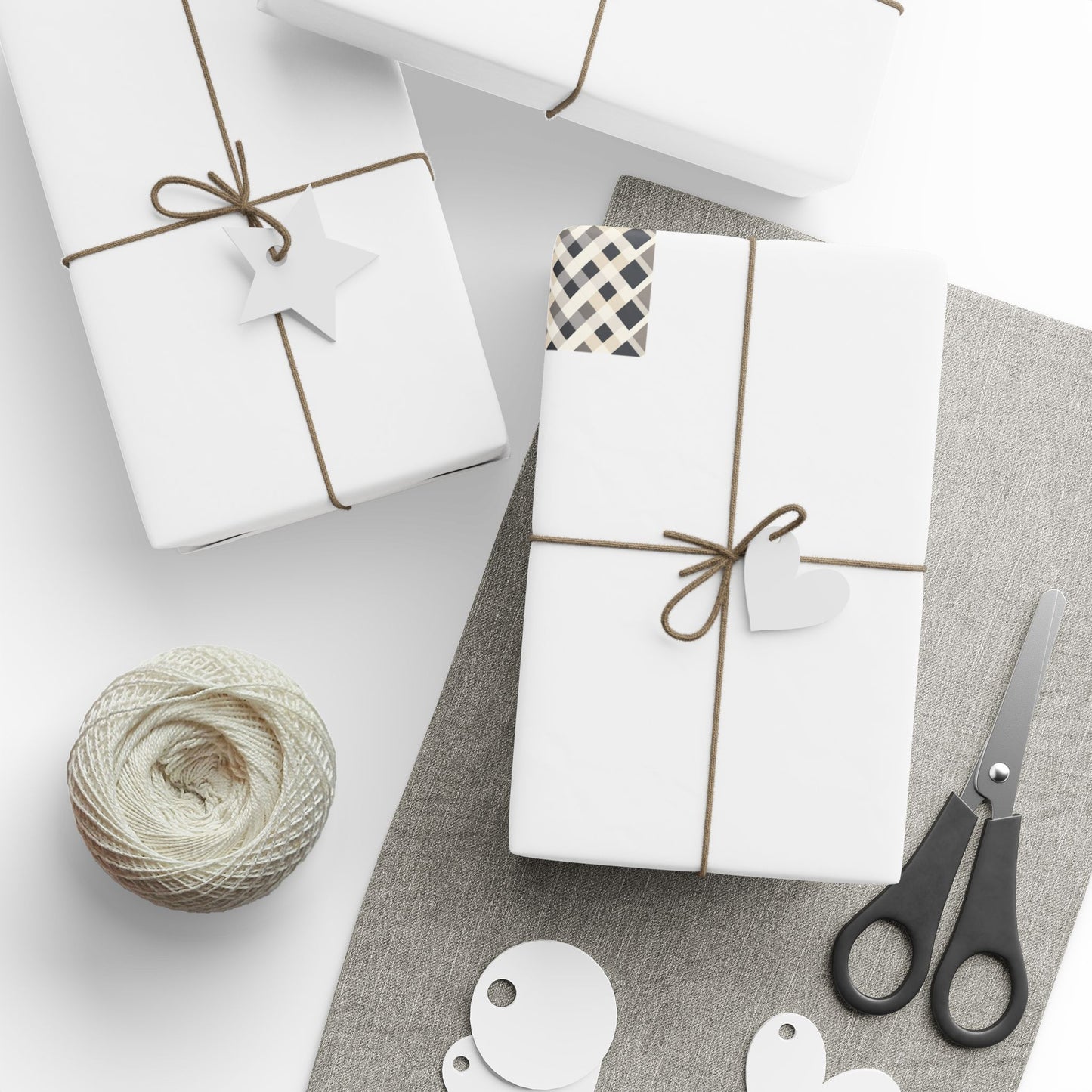 All-Season Geometric Wrapping Paper — Geometric Pattern