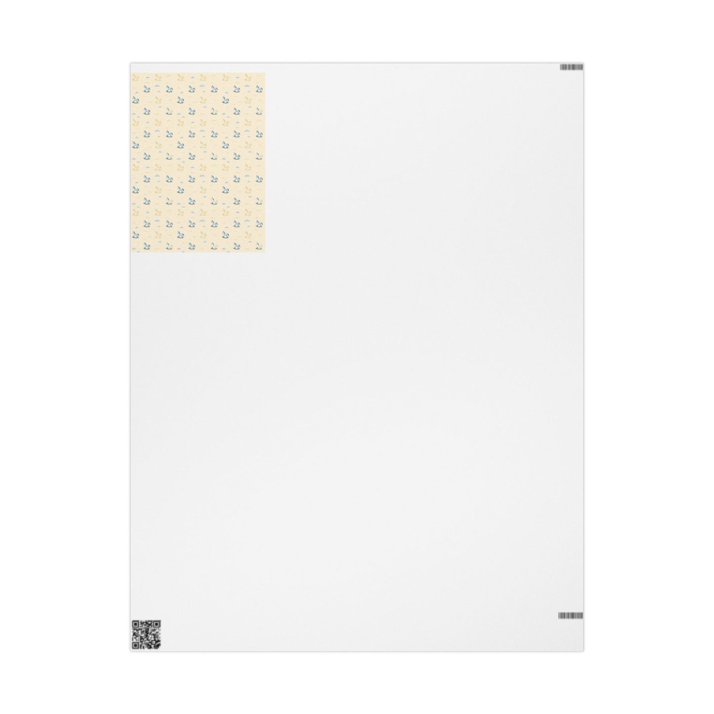 Baby Shower Gift Wrap | Moons, Clouds & Rocking Horses | All-Season Wrapping Paper