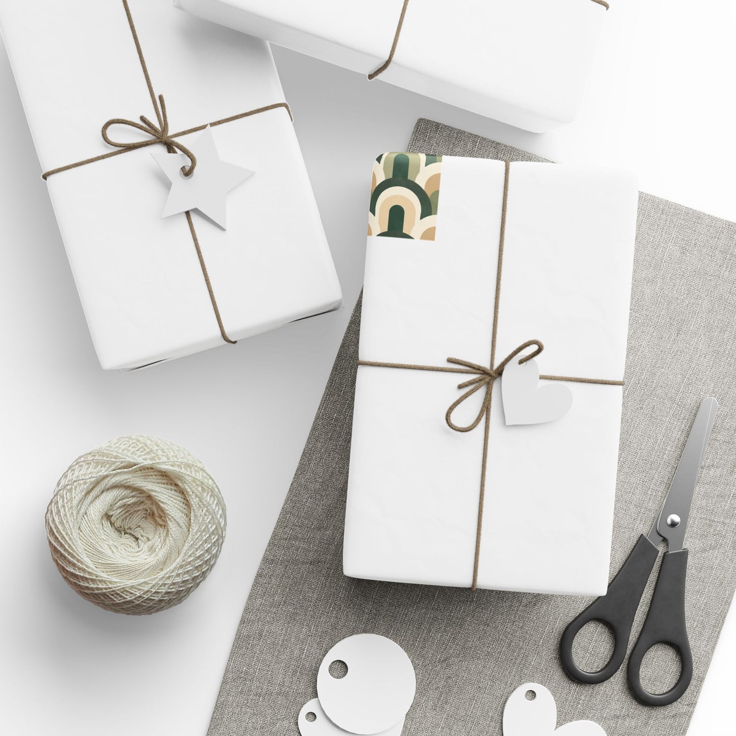 All-Season Geometric Wrapping Paper — Geometric Pattern