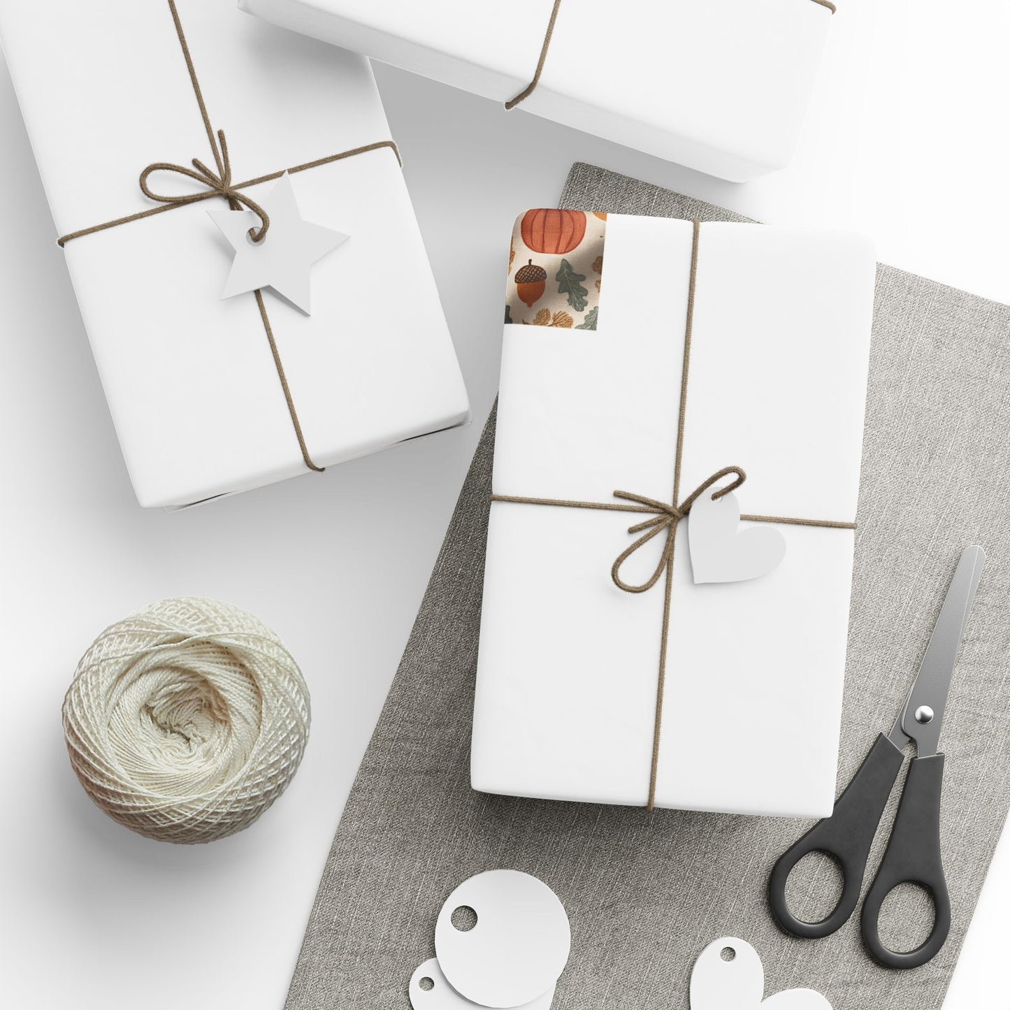 Fall Botanical Wrapping Paper — Botanical Pattern