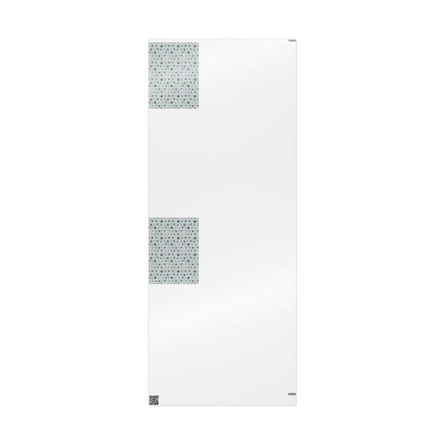 Snowflake Taxonomy Wrapping Paper | Scientific Snowflake Pattern | Winter Gift Wrap