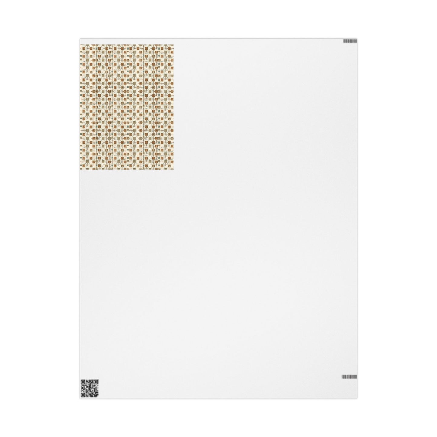 Postal System Wrapping Paper | Vintage Envelope & Postmark Pattern | All-Season Gift Wrap