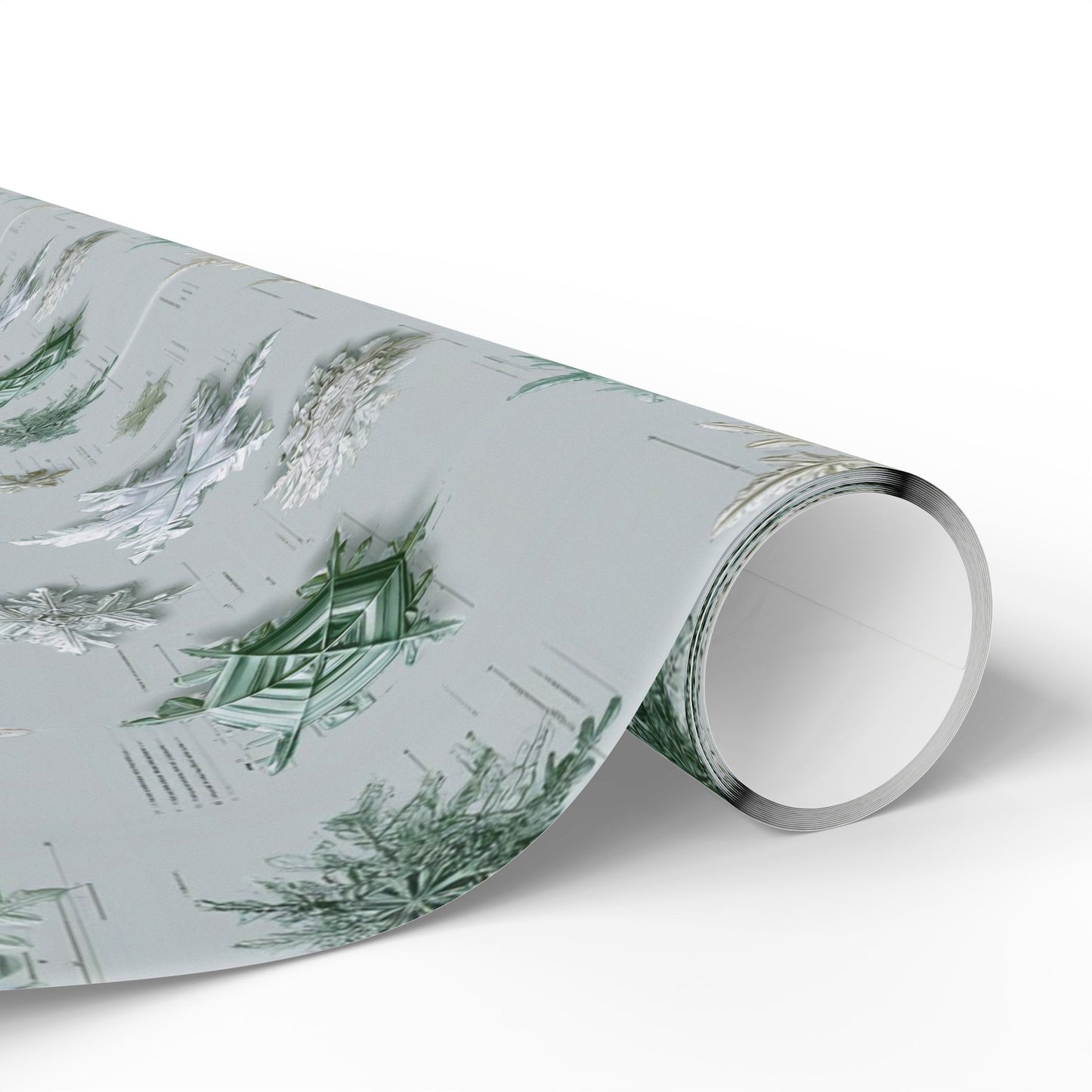 Scientific Snowflake Taxonomy Wrapping Paper