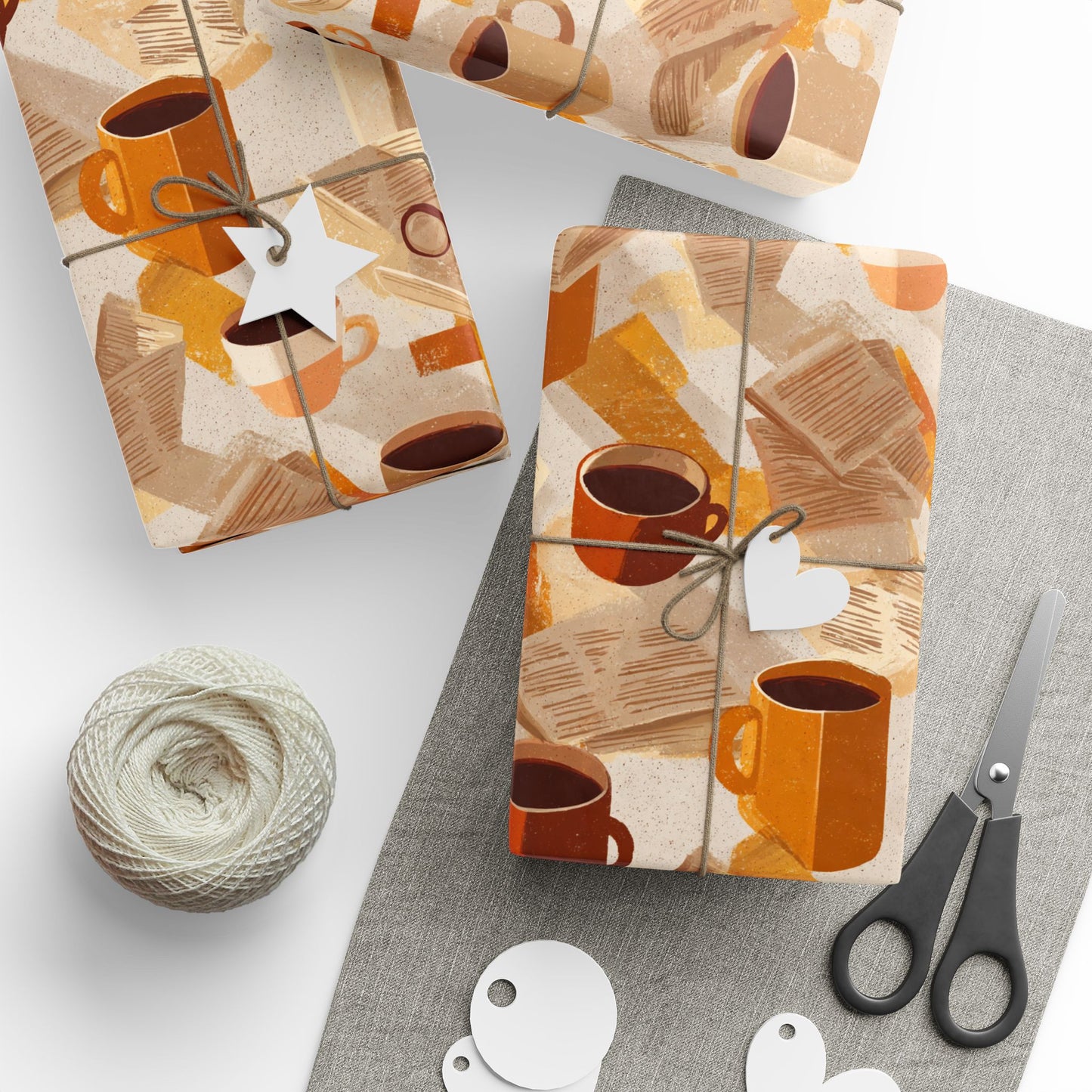 Newspaper Typography Pattern Wrapping Paper — Edition No. 004