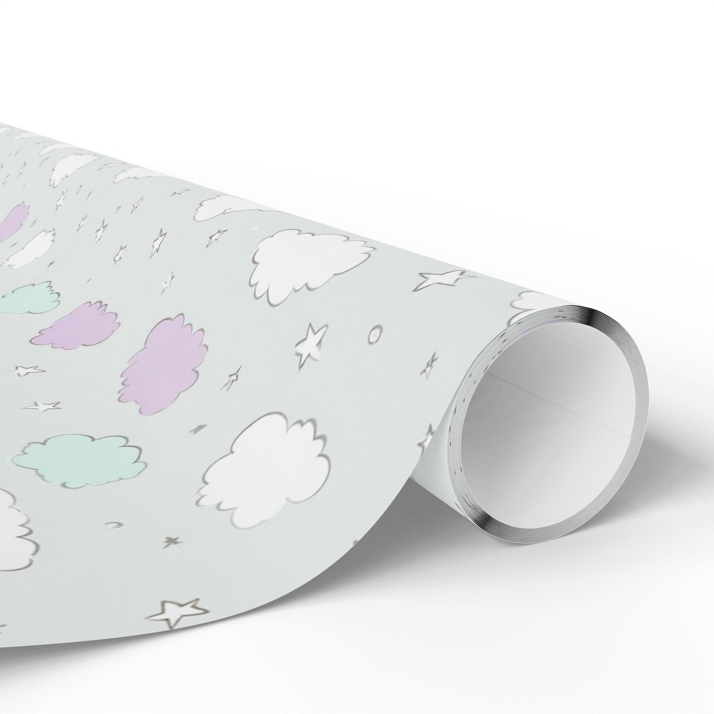 Sky & Cloud Pattern Wrapping Paper — Horizon No. 004
