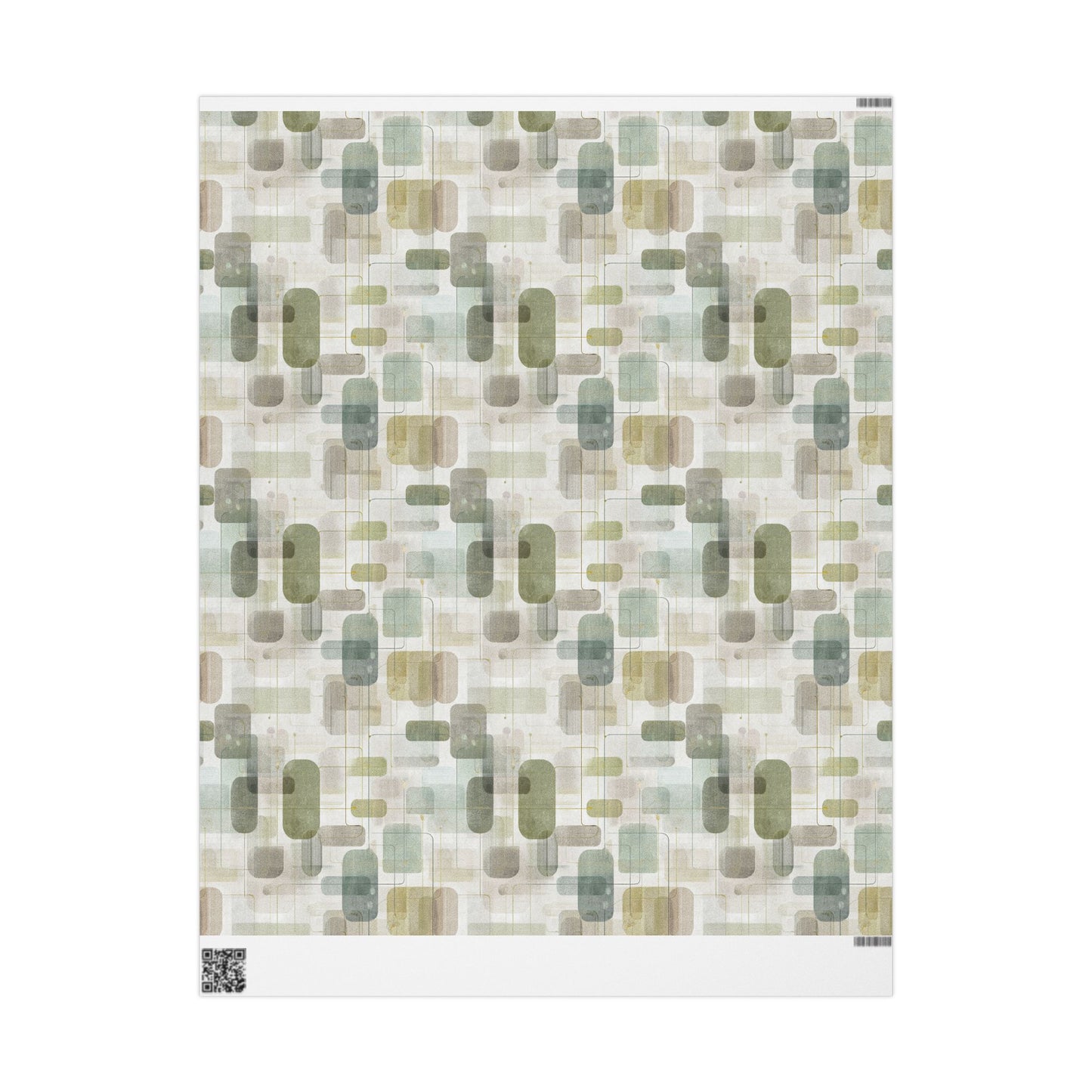 Flowchart Pattern Wrapping Paper — Process No. 001