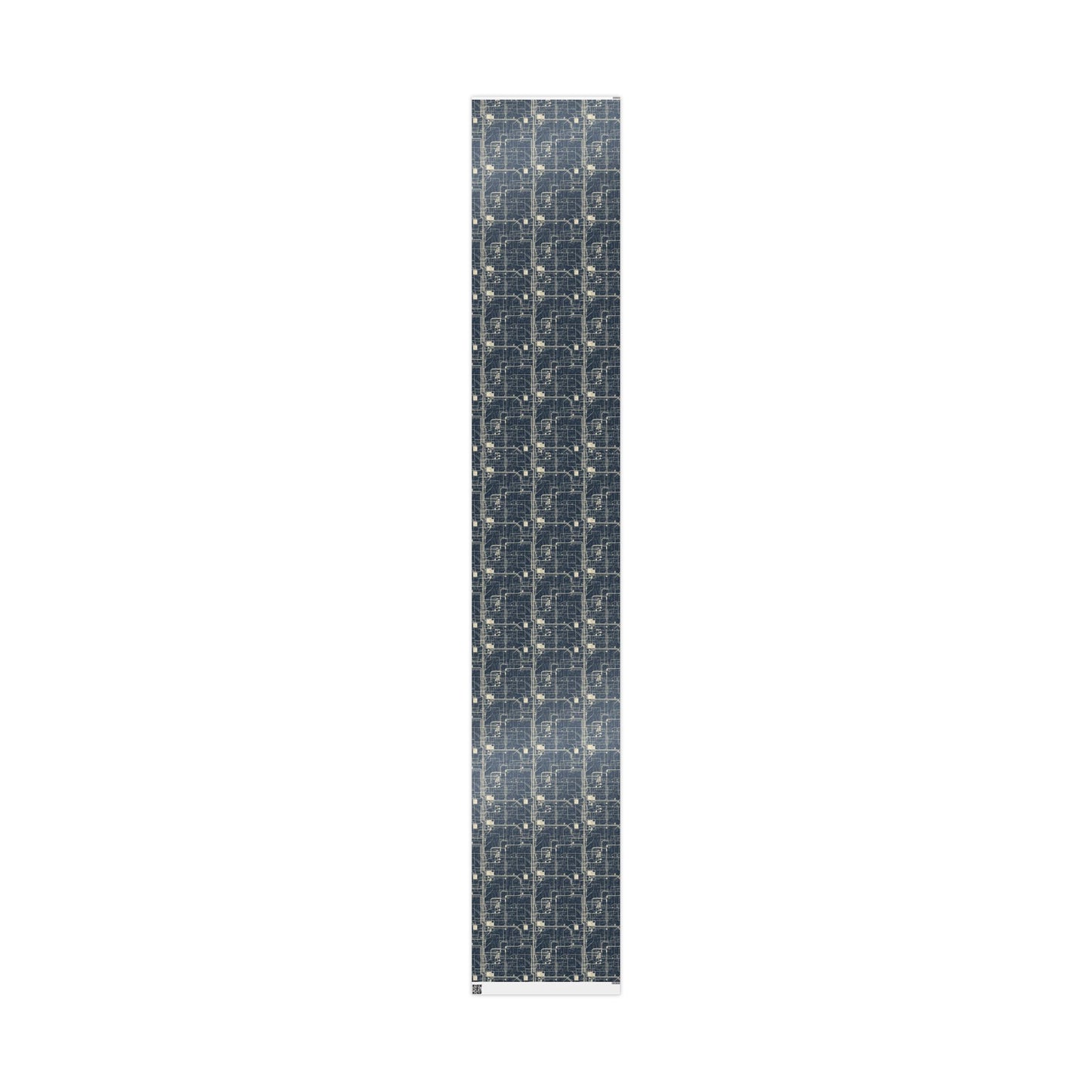 Utility & Infrastructure Map Wrapping Paper — Grid No. 001