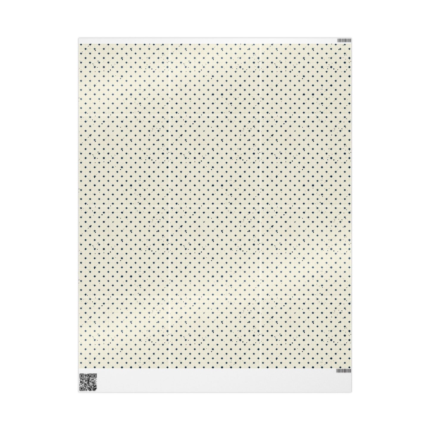 Minimalist Star Grid Wrapping Paper