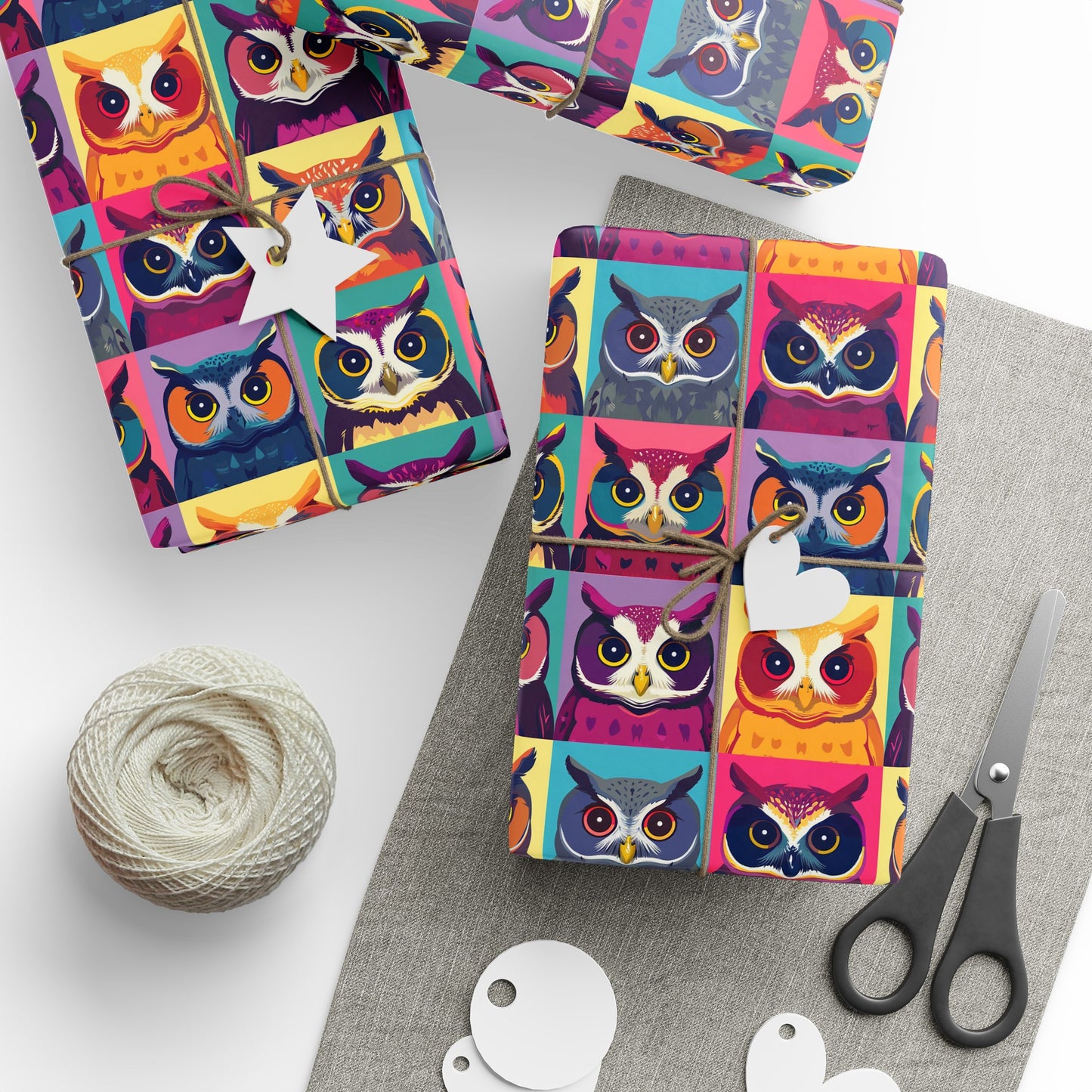 60's Owls #4 Wrapping Paper