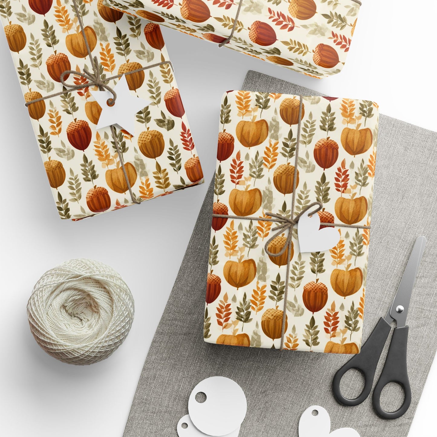 Mid-Century Modern Harvest Wrapping Paper