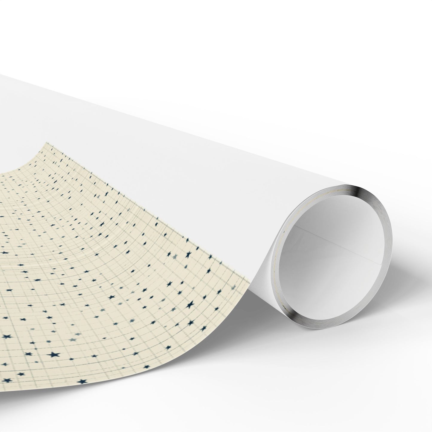 Star Grid Wrapping Paper | Minimalist Five-Pointed Star Pattern | All-Season Gift Wrap