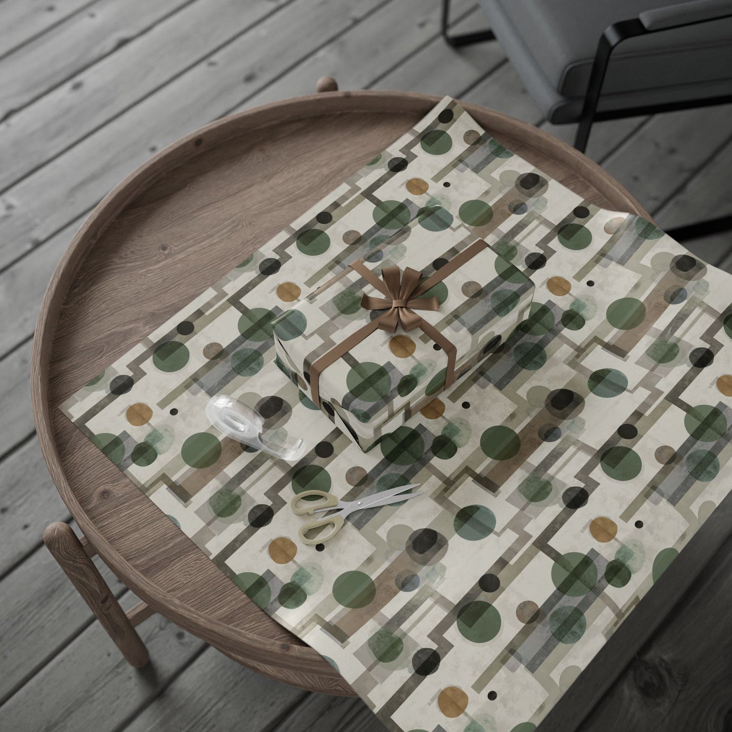 Flowchart Pattern Wrapping Paper — Process No. 002