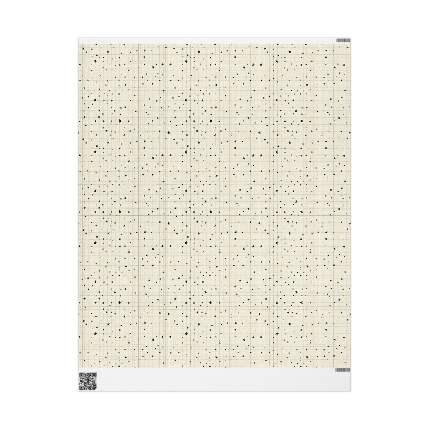 Minimalist Star Grid Wrapping Paper