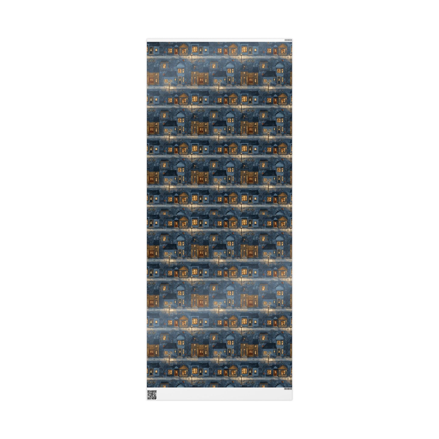 Neighborhood Map Pattern Wrapping Paper — District No. 003