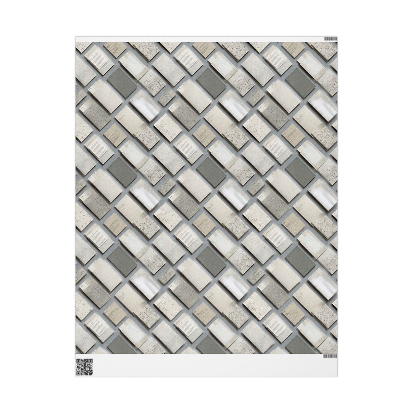 Filing System Pattern Wrapping Paper — Index No. 004