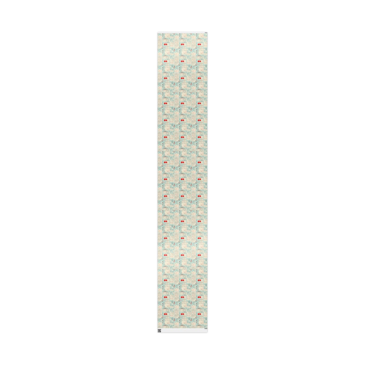 Retro Diner Pattern Wrapping Paper — Menu No. 002
