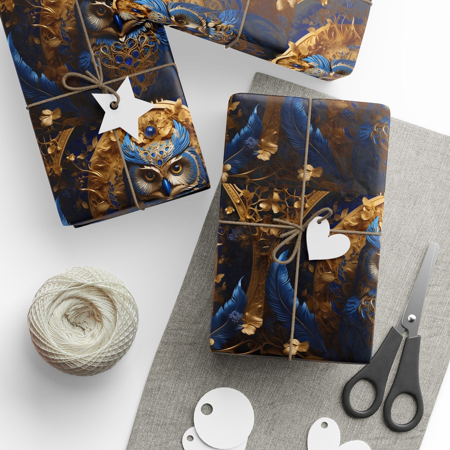 Owl King Wrapping Paper