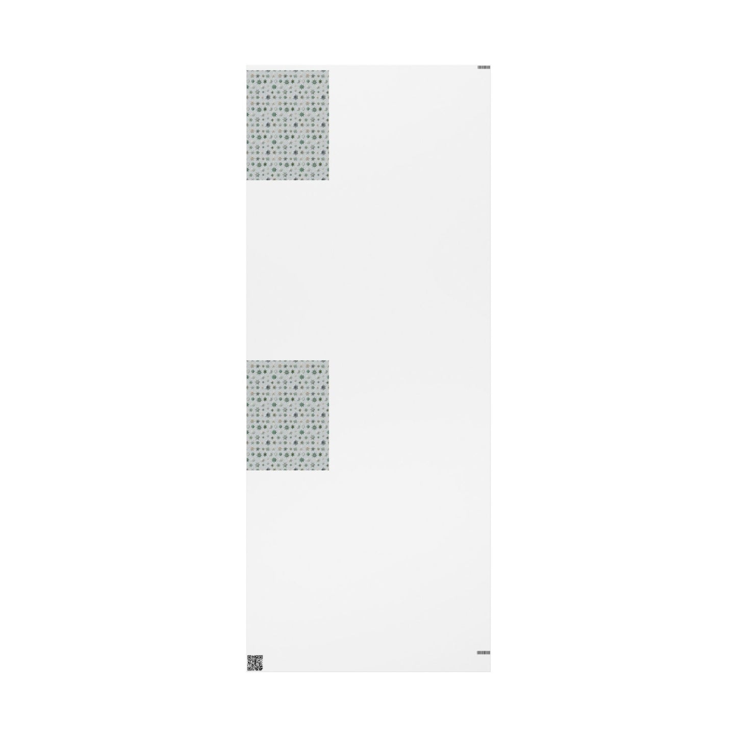 Snowflake Taxonomy Wrapping Paper | Scientific Snowflake Pattern | Winter Gift Wrap