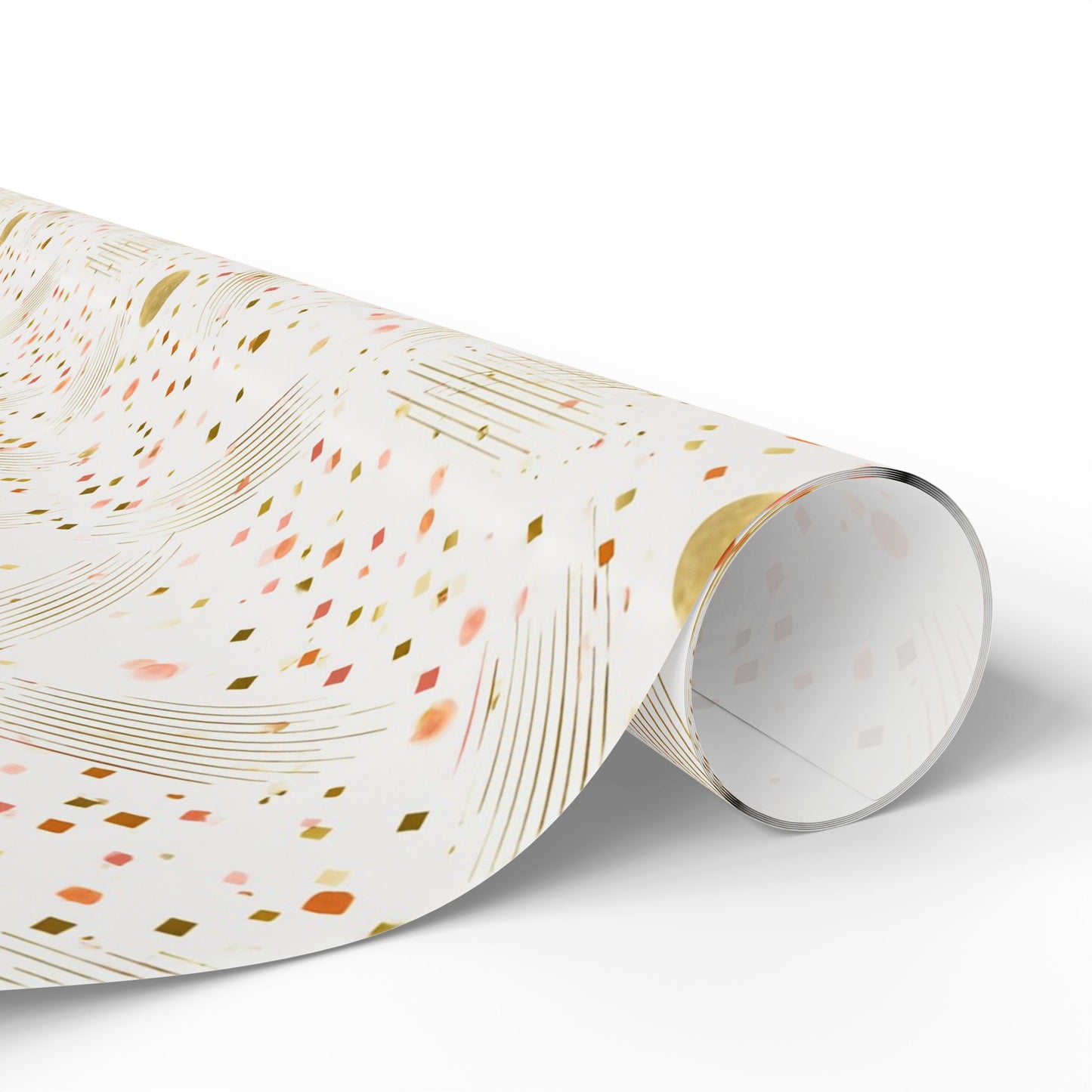 Geometric Celebration Grid Wrapping Paper