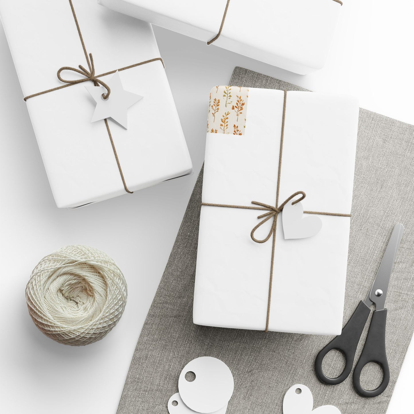 Fall Botanical Wrapping Paper — Autumn Study No. 004