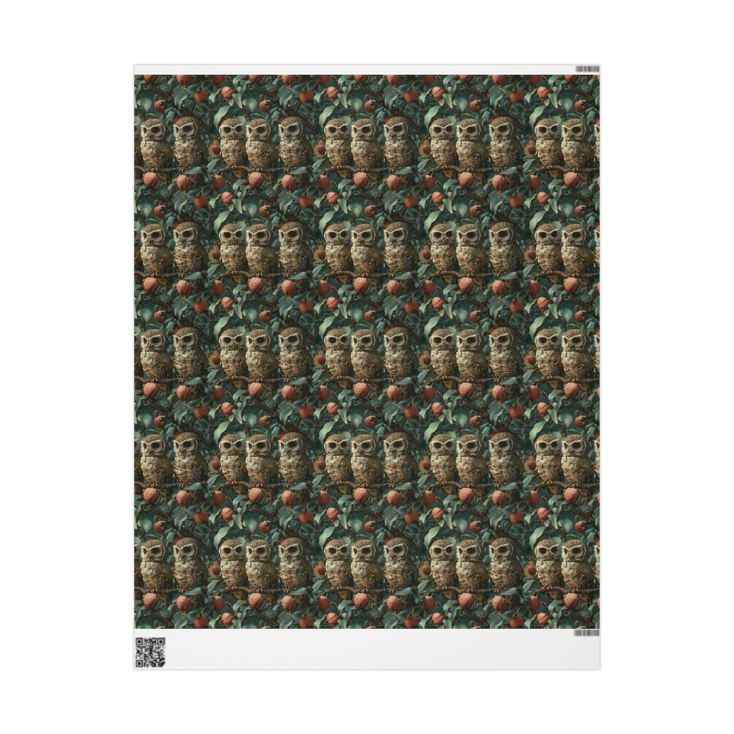 Baby Owls At Night Wrapping Paper