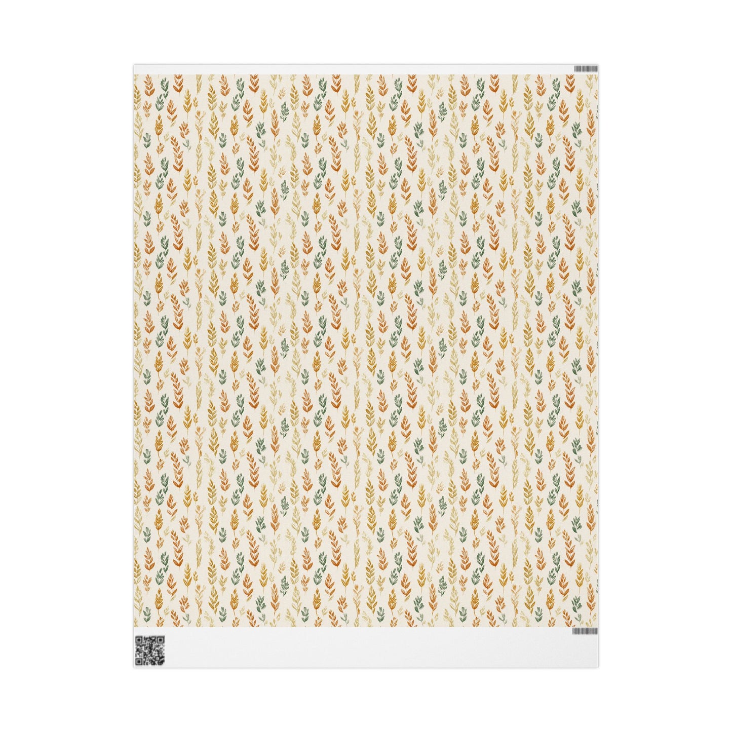 Fall Botanical Wrapping Paper — Autumn Study No. 006