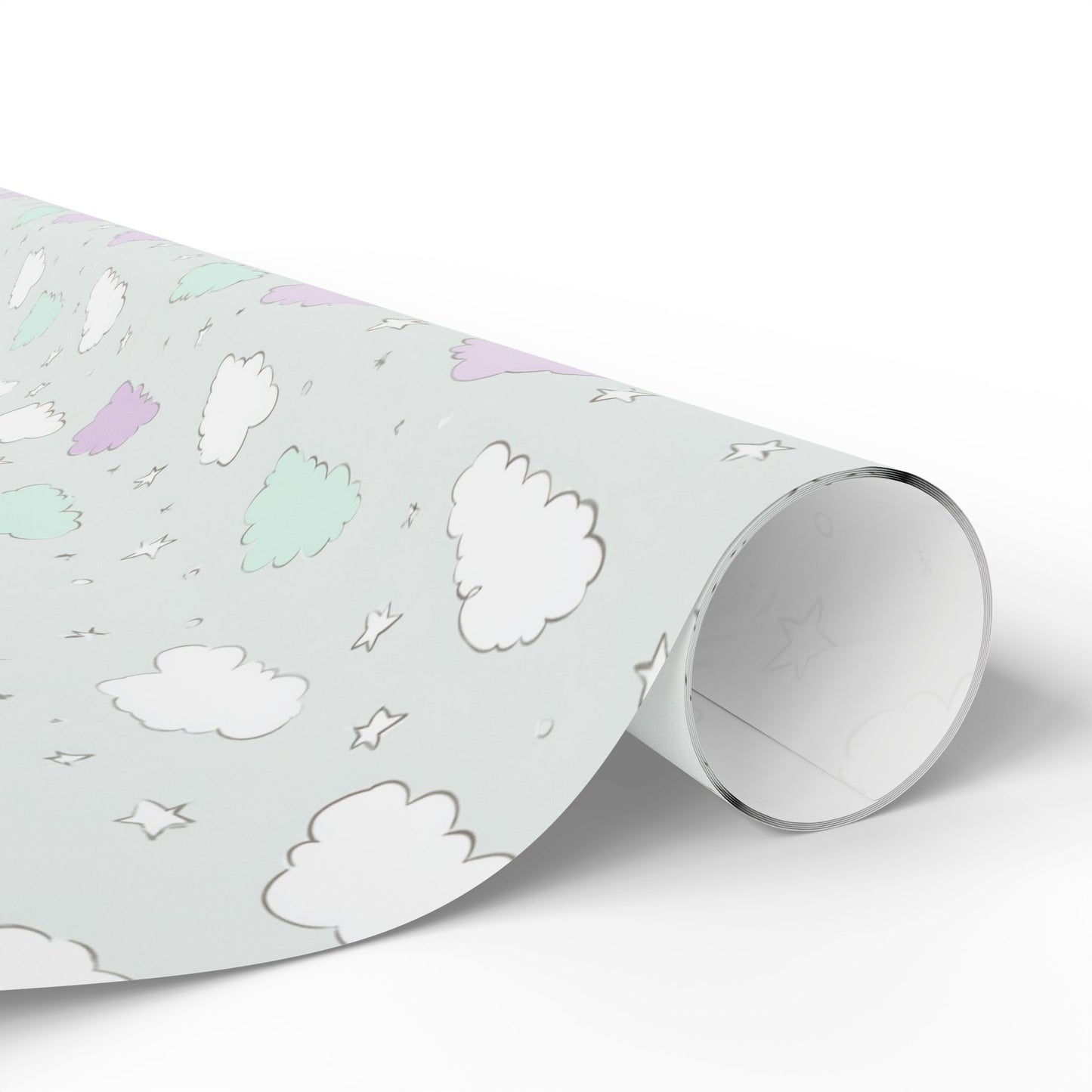 Sky & Cloud Pattern Wrapping Paper — Horizon No. 004