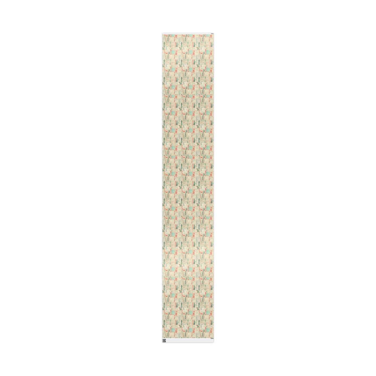 Retro Diner Pattern Wrapping Paper — Menu No. 001