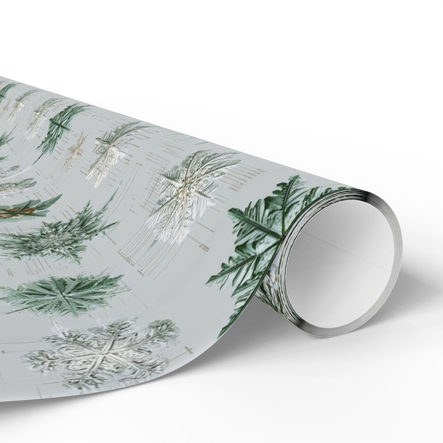 Scientific Snowflake Taxonomy Wrapping Paper
