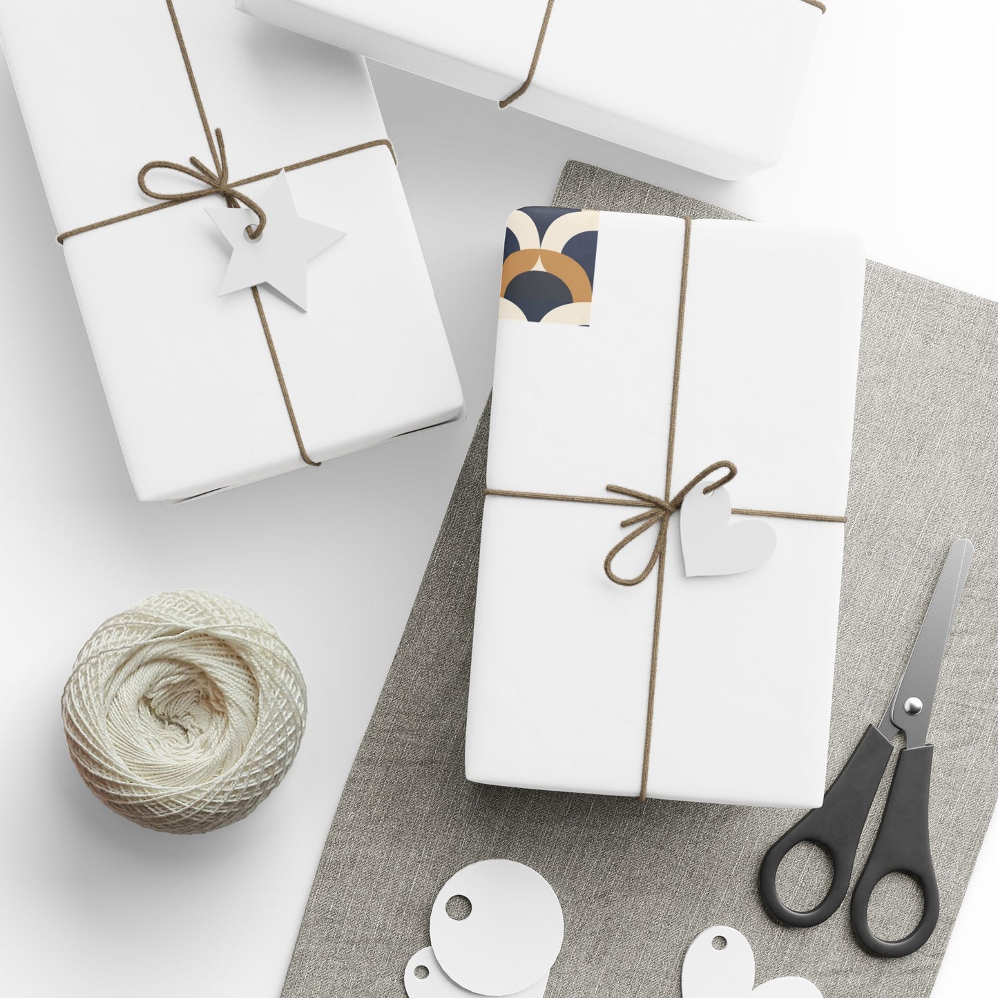 All-Season Geometric Wrapping Paper — Geometric Pattern