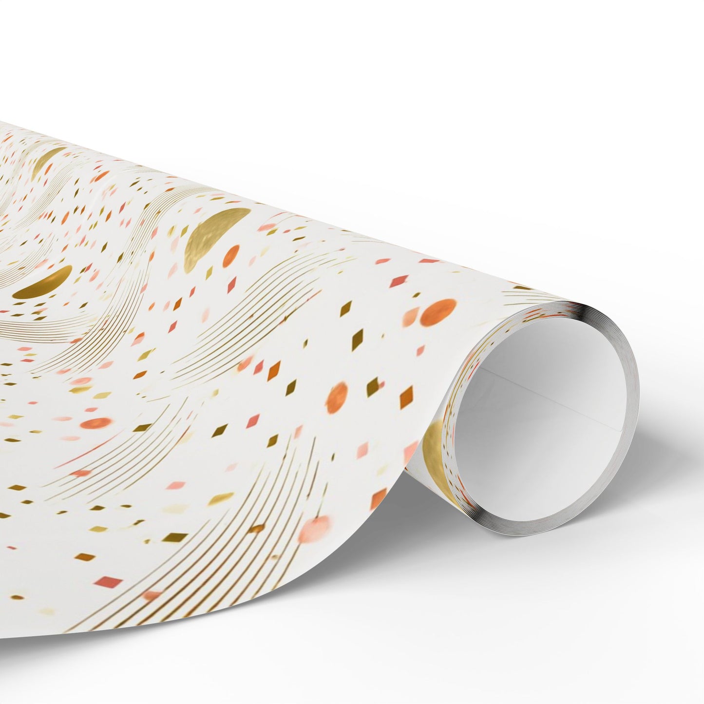 Geometric Celebration Grid Wrapping Paper