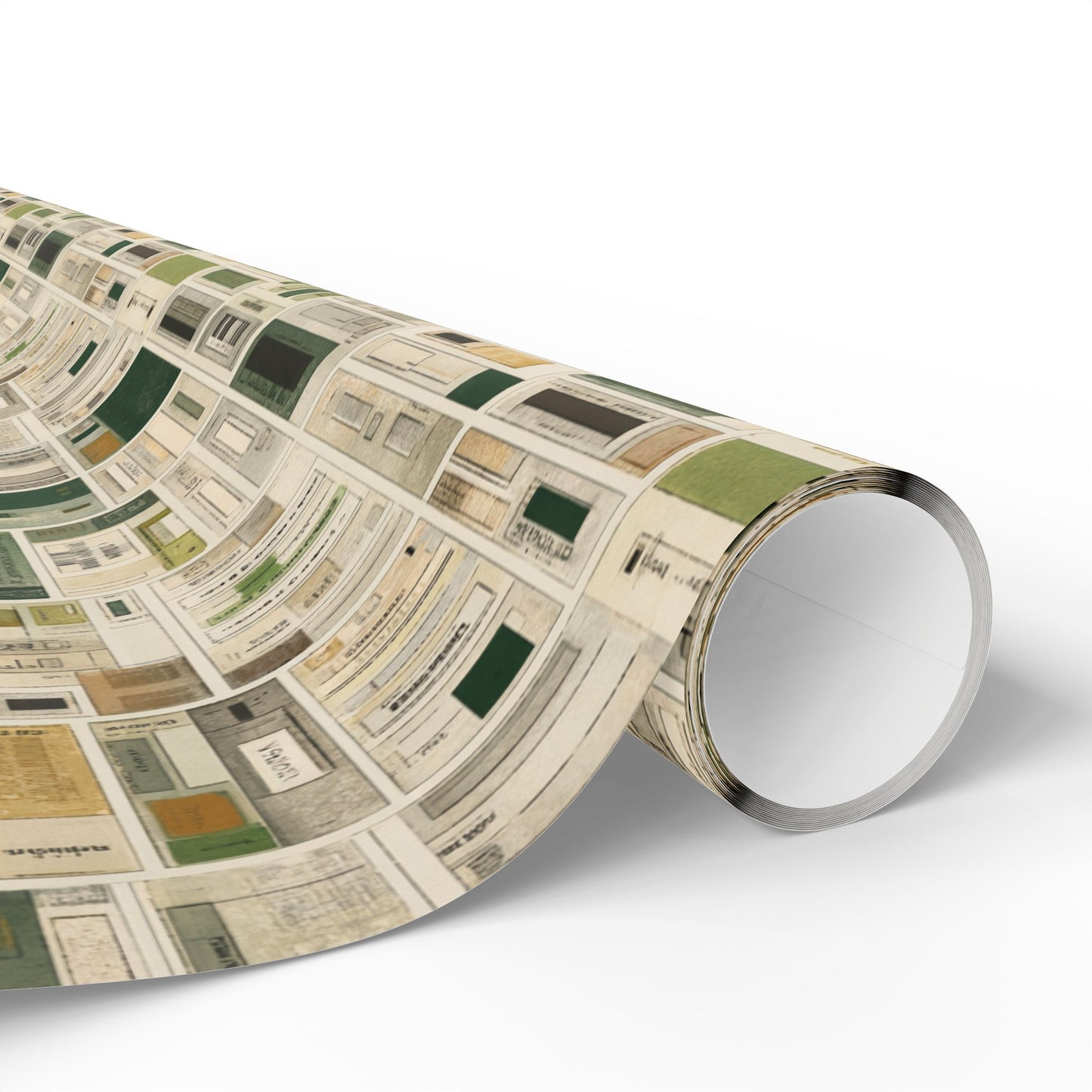 Library & Books Pattern Wrapping Paper — Collection No. 002