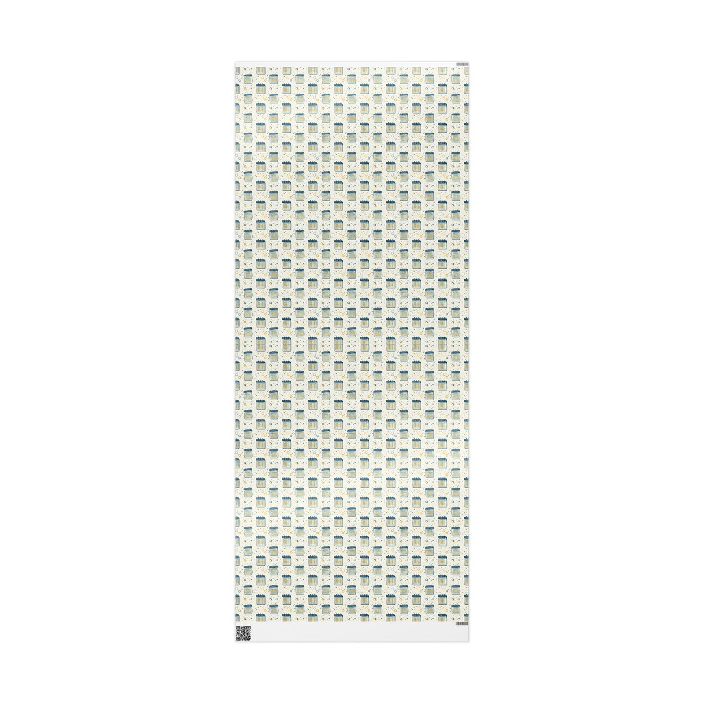 Vintage Analog Calendar Wrapping Paper