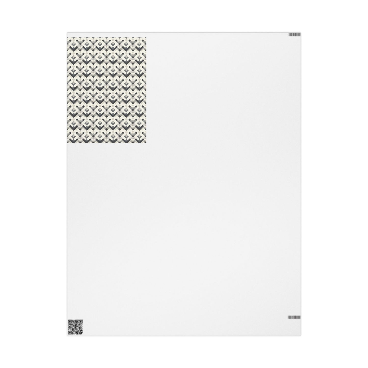 All-Season Geometric Wrapping Paper — Geometric Pattern
