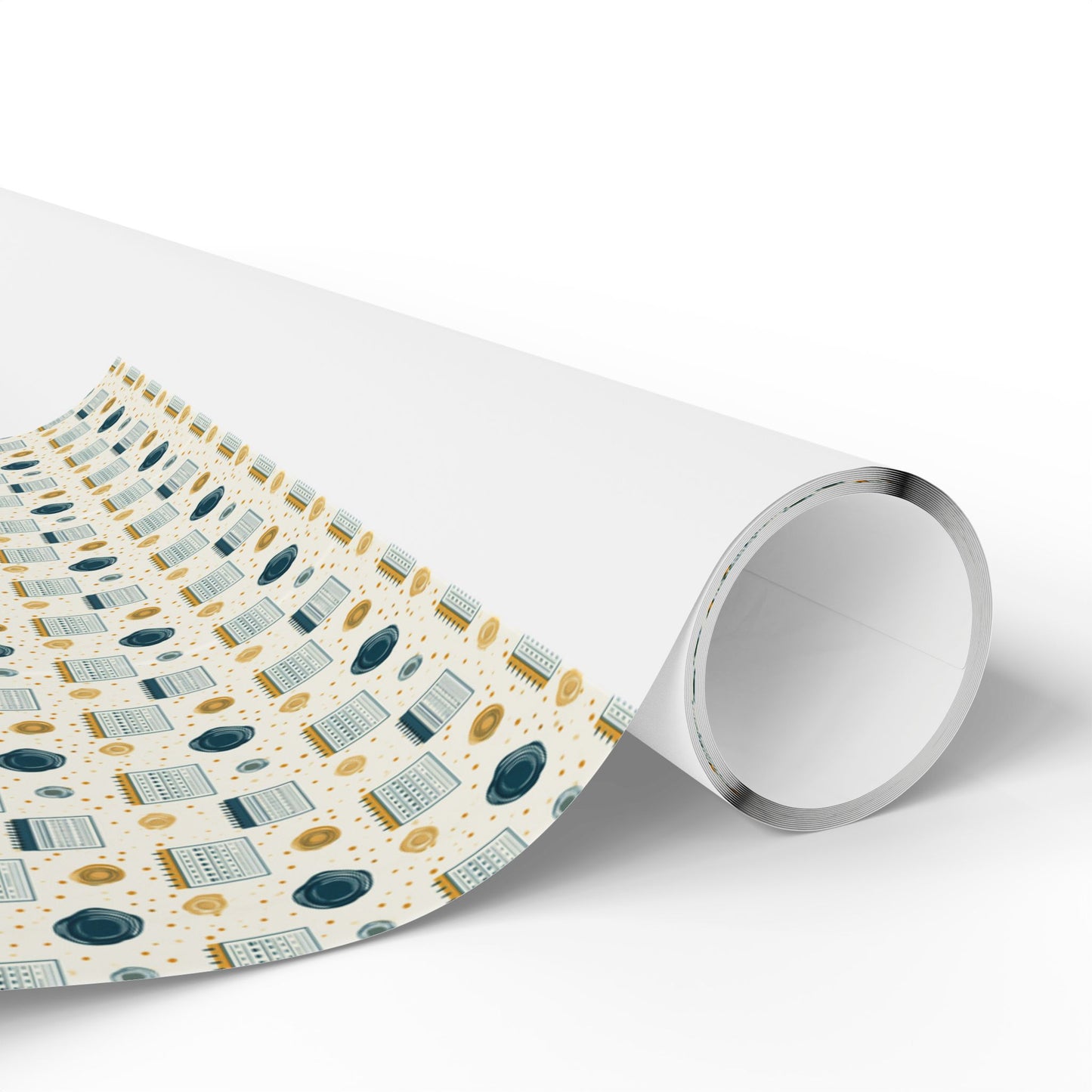 Calendar Page Wrapping Paper | Vintage Analog Calendar Motif | All-Season Gift Wrap