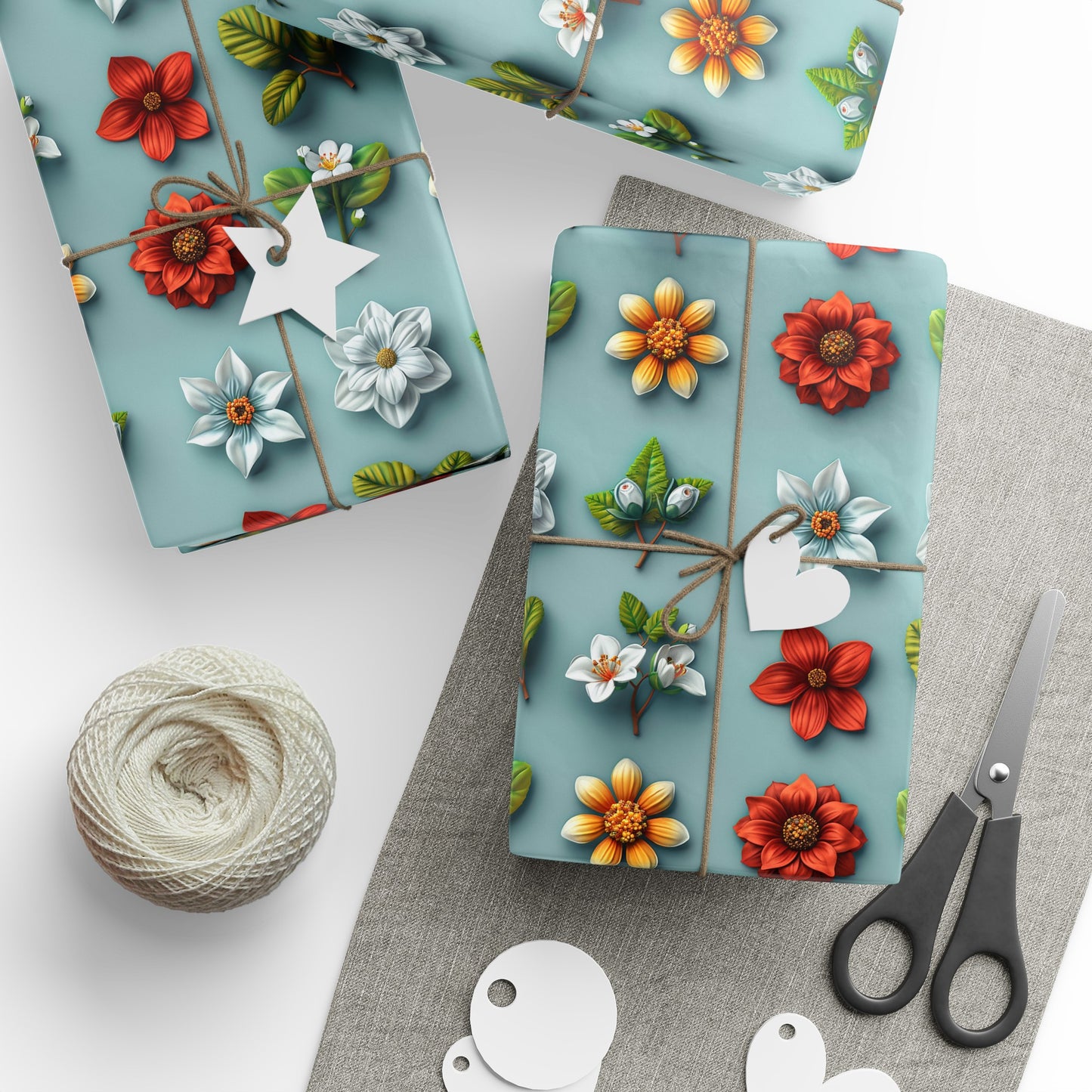 Spring Flowers Wrapping Paper