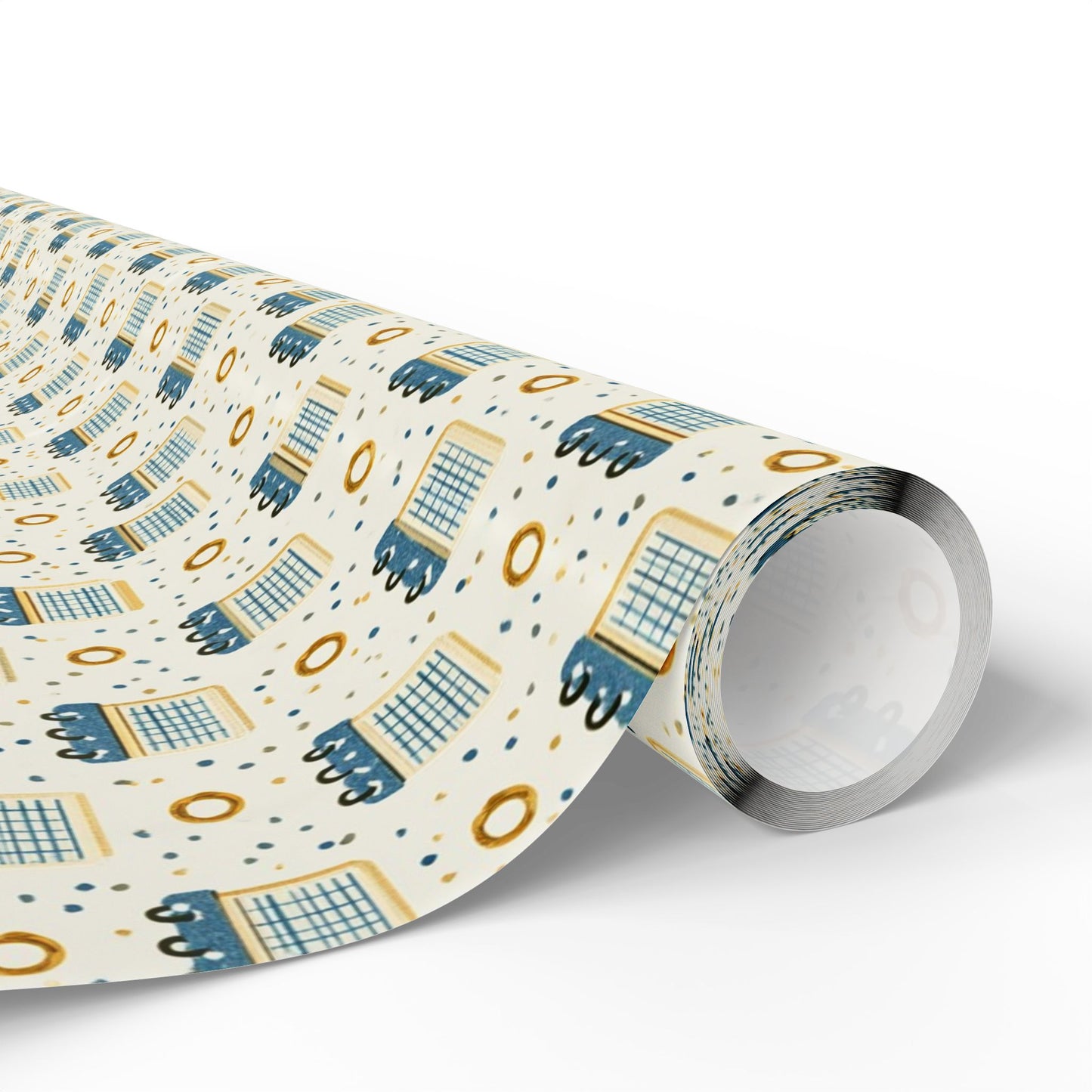 Vintage Analog Calendar Wrapping Paper