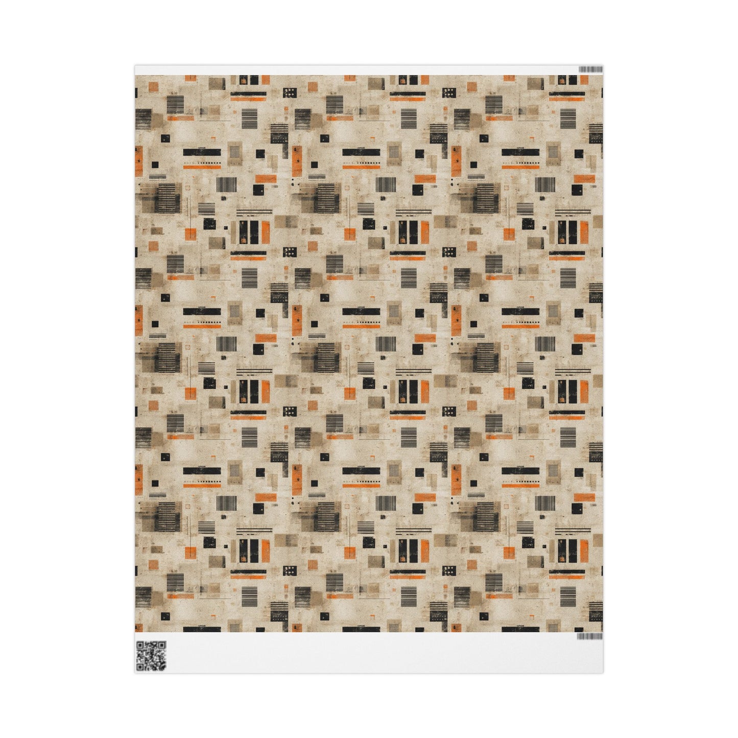 Warehouse & Industrial Pattern Wrapping Paper — Bay No. 001