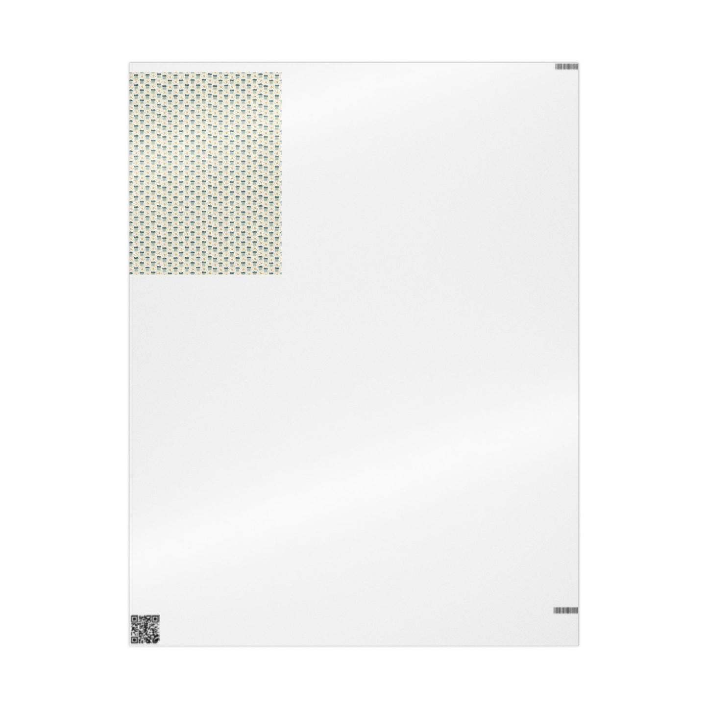 Calendar Page Wrapping Paper | Vintage Analog Calendar Motif | All-Season Gift Wrap