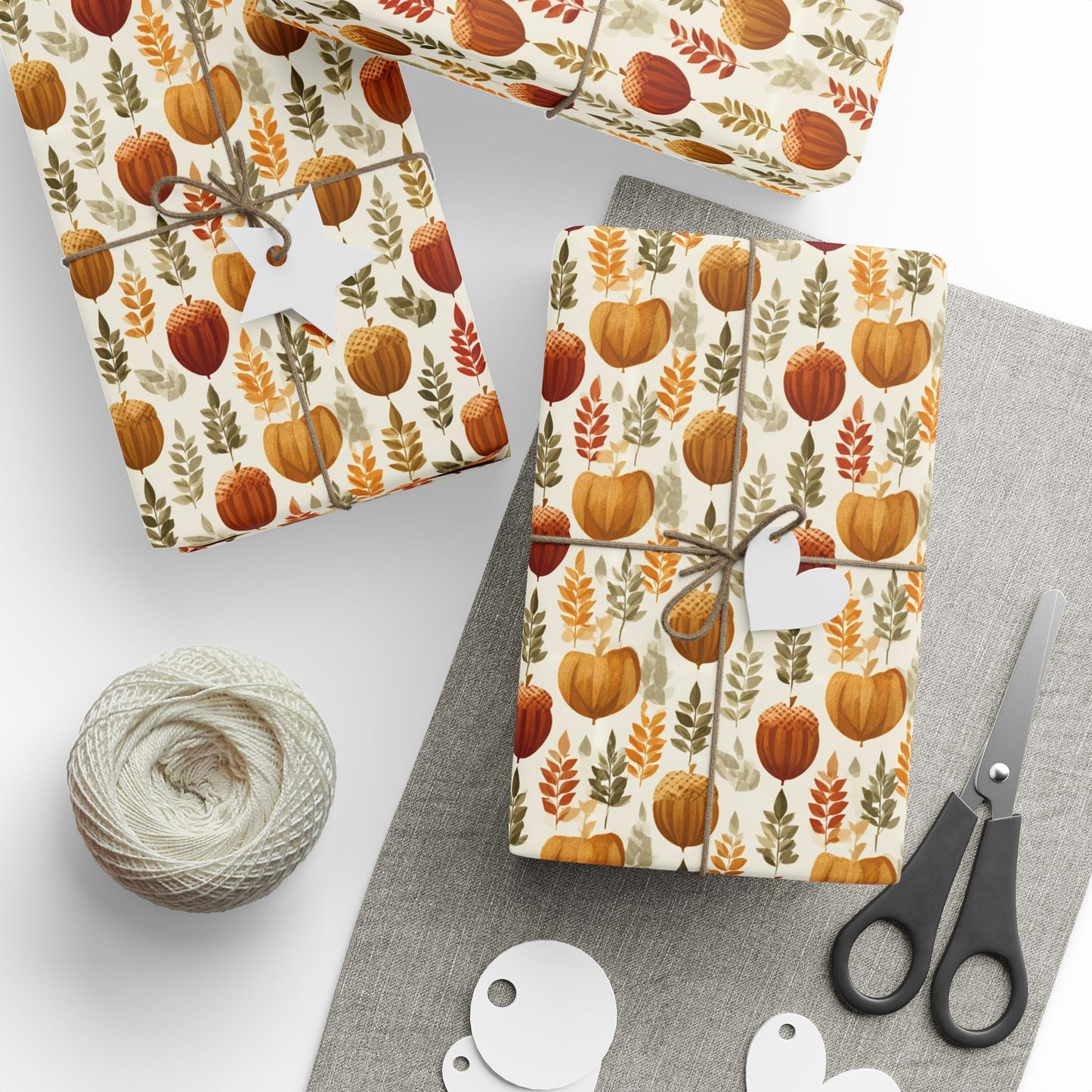 Mid-Century Modern Harvest Wrapping Paper