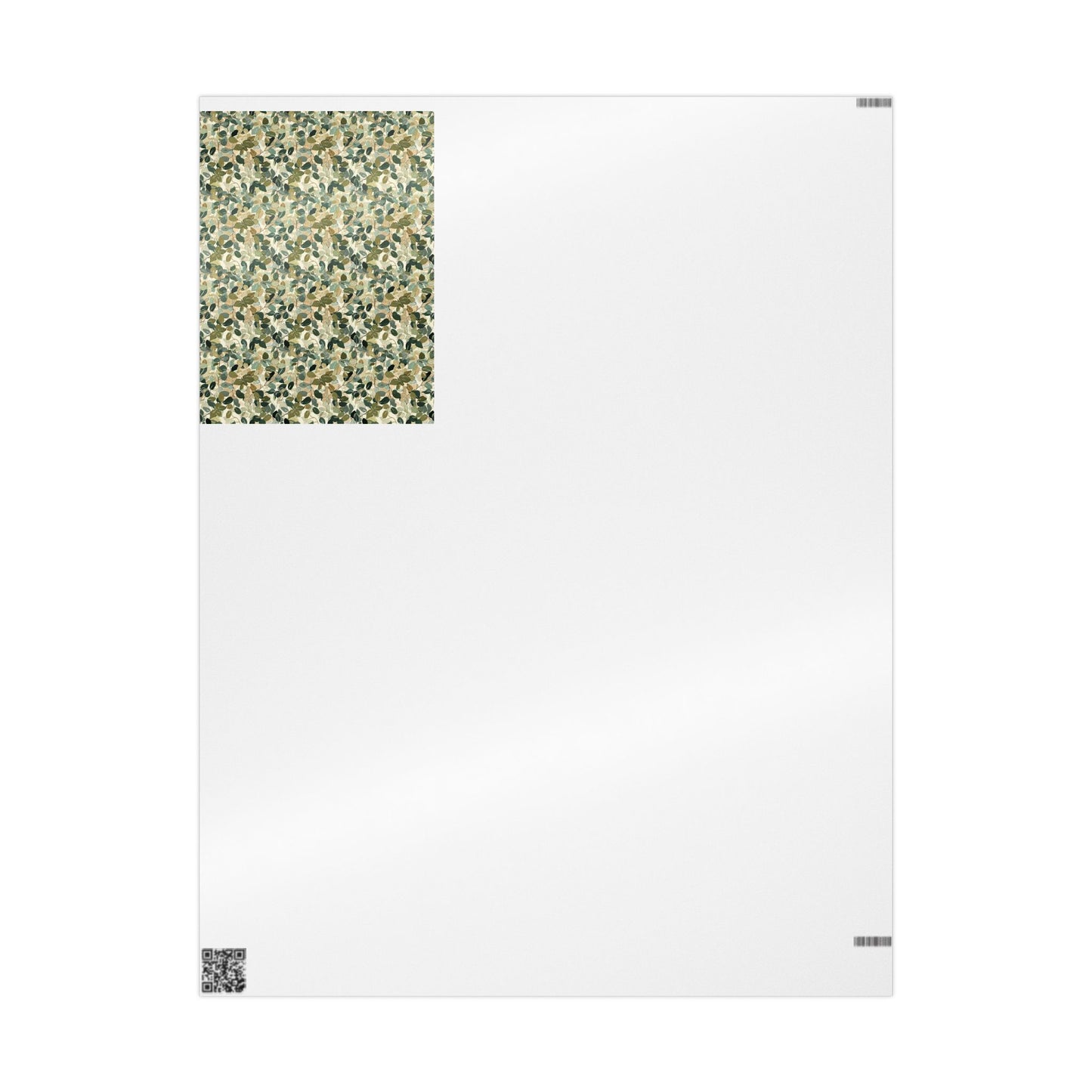 All-Season Botanical Wrapping Paper — Botanical Pattern