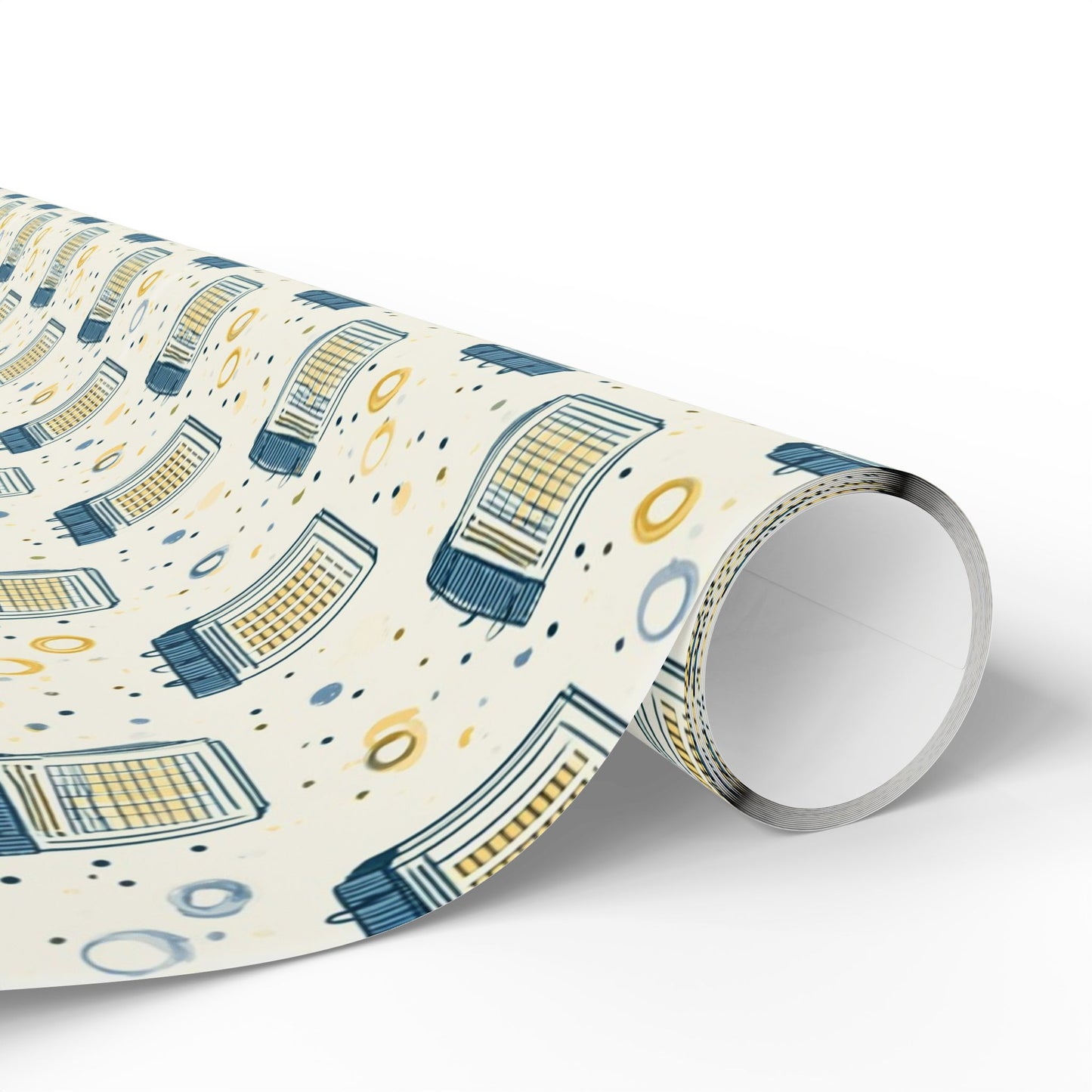 Vintage Analog Calendar Wrapping Paper
